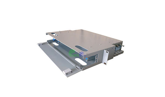 24 cores ODF unit 19' Rack Mount  Optical Distribution Frame Cold Rolled Steel material