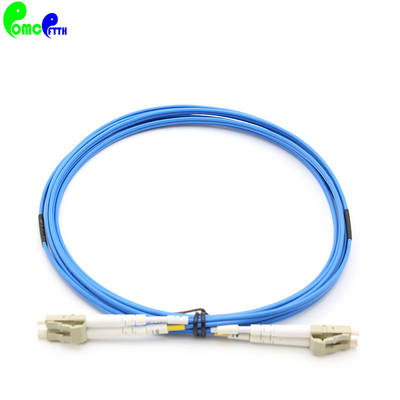 OM2 50 / 125 LC - LC  duplex Fiber optic Patch Cable LSZH CPR Certification