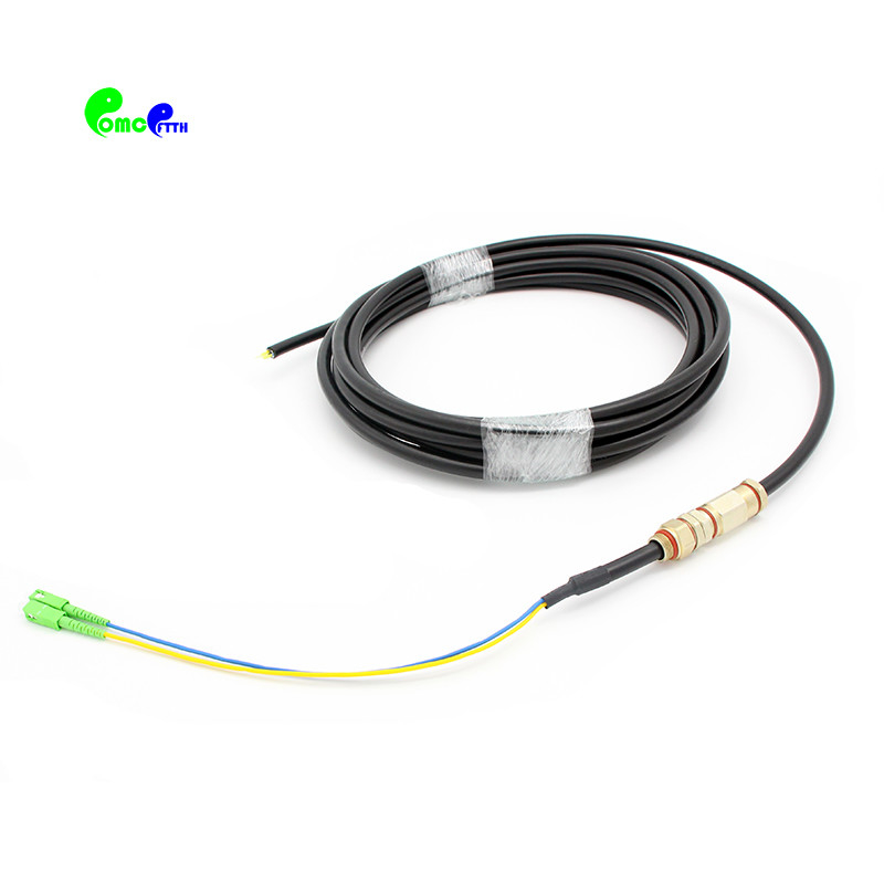 Outdoor 2F 4F Fiber Optic Patch Cables SC Armored Waterproof Pigtail