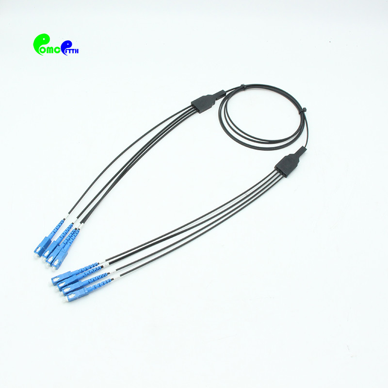 Self Supporting Fiber Optic Patch Cables Single Mode FTTH Patch Cord Aerial