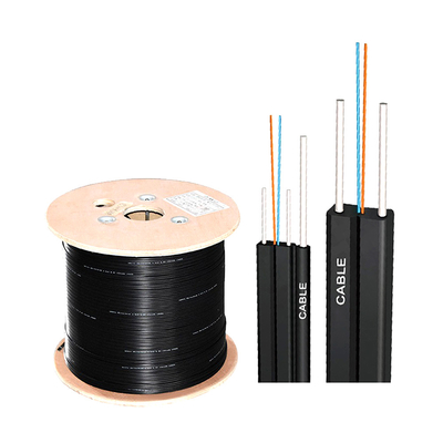 GJYXFCH-2 2FOutdoor Self-Support Steel Wire FTTH Fiber Optic Drop Cable With GFRP Strength Member LSZH